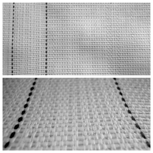 Tkanina typu bigbag w standardowym kolorze białym o gramaturze 200 gr/m2 lub w wersji powlekanej 200+30 gr/m2. Występująca w różnych szerokościach. Na zdjęciu w wersji powlekanej.